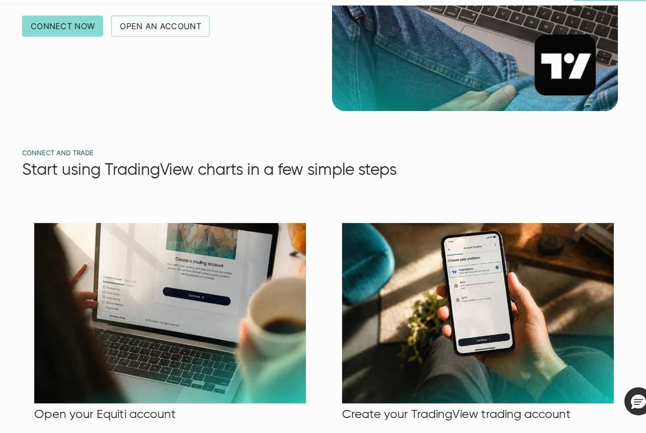 The platform page on the Equiti website